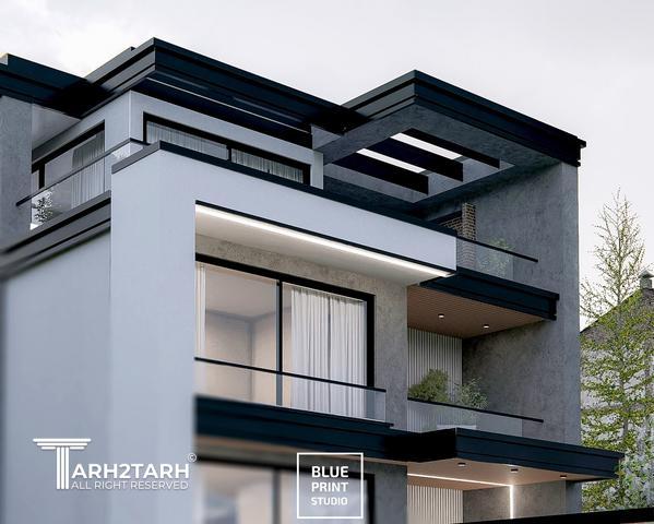 طراحی ویلای شالی