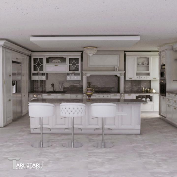 طراحی آشپزخانه کلاسیک