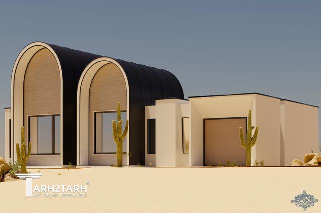 طراحی ویلا در اقلیم گرم وخشک