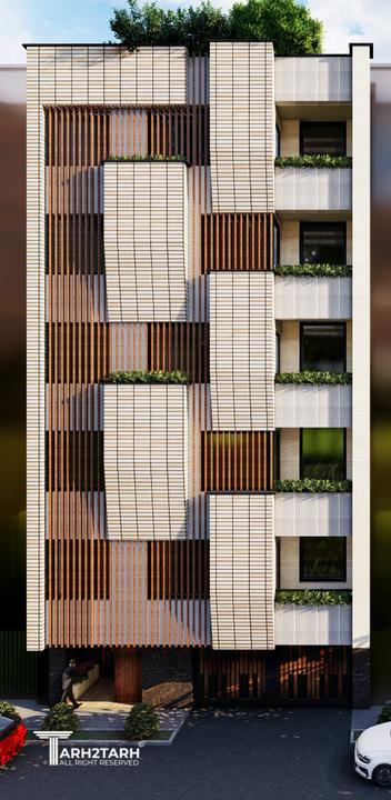 طراحی نمای پروژه هزارجریب