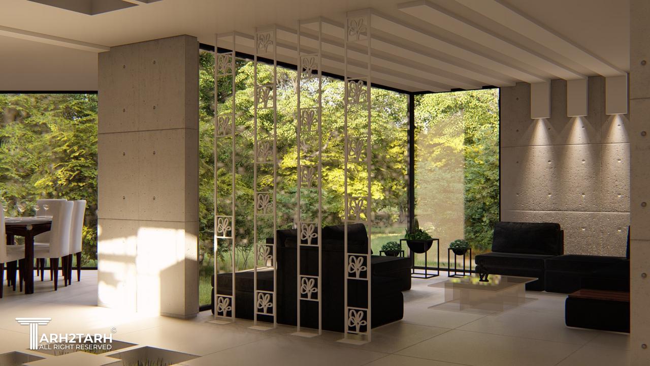 طراحی گالری+خانه باغ / پروژه دانشگاهی