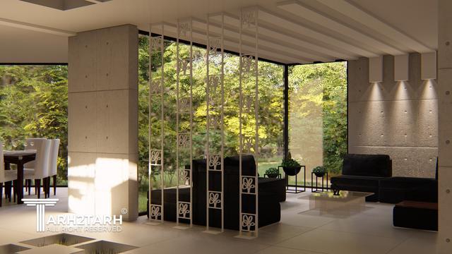 طراحی گالری+خانه باغ / پروژه دانشگاهی