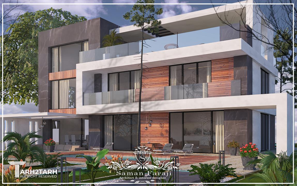 طراحی ویلا مدرن