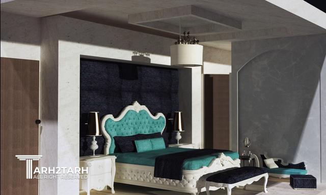 طراحی داخلی ویلای آرام