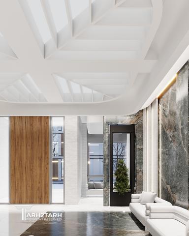 طراحی و اجرای لابی ساختمان سروناز