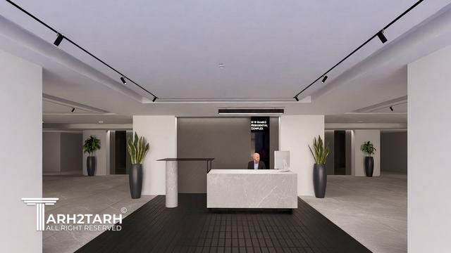 بازطراحی لابی برج مسکونی مروارید