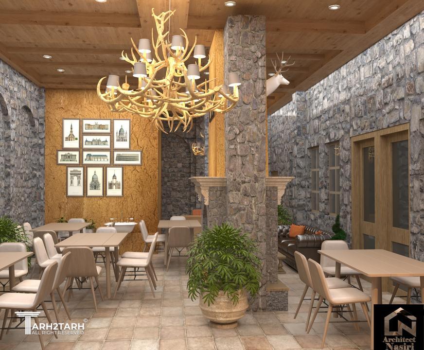 اقامتگاه بین راهی(فضای رستوران،محل پخت و پزنان)