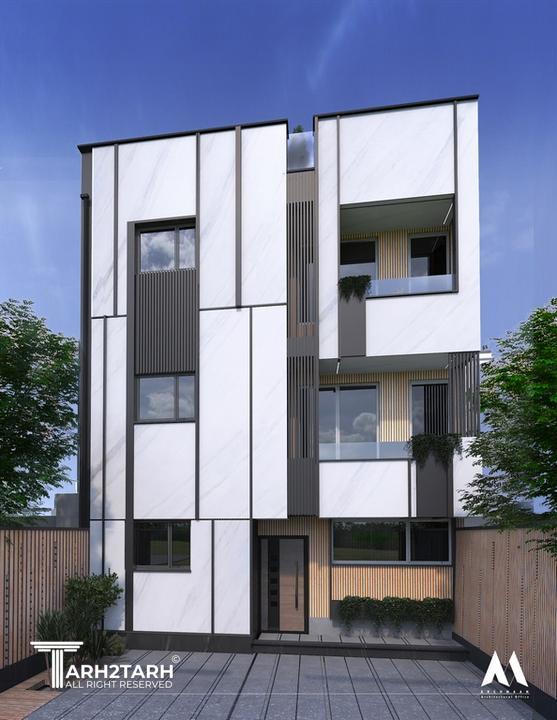 نمای غربی گزینه شماره یک 