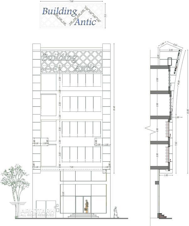 ساختمان اداری تجاری آنتیک