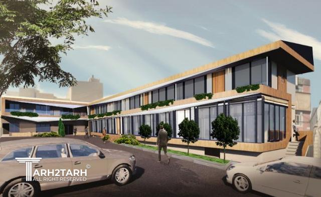 پروژه نمای ساختمان بیمه دانا