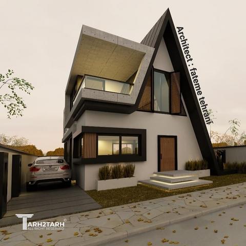 طراحی ویلایی نمک آبرود