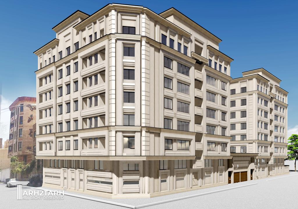 طراحی نما مجتمع مسکونی- 80 واحدی , واقع در حکیمیه تهرانپارس- 1392-1393
