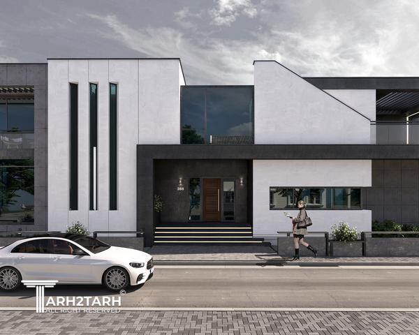 طراحی ویلا ترنج