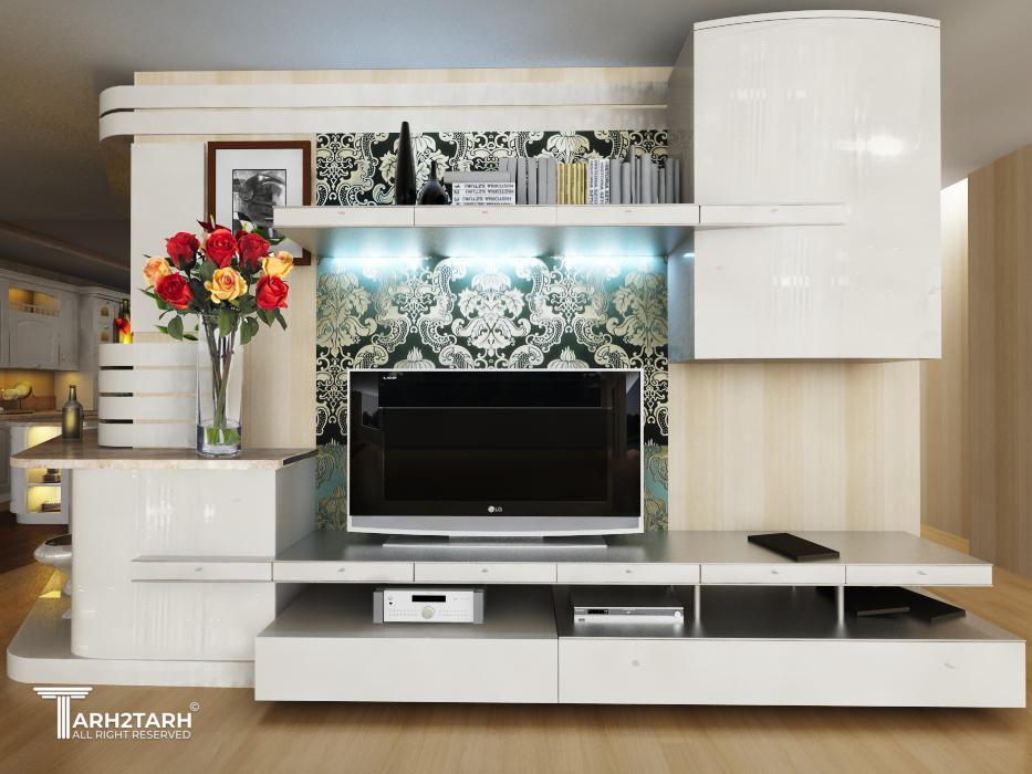 طراحی دیوار TV