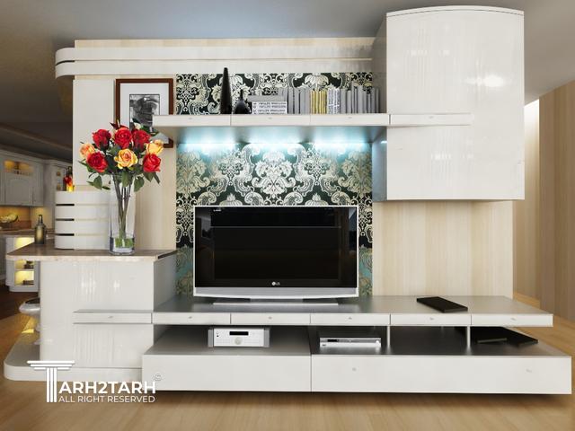 طراحی دیوار TV