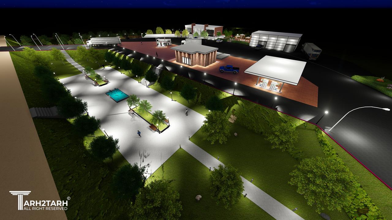 طراحی پمپ بنزین