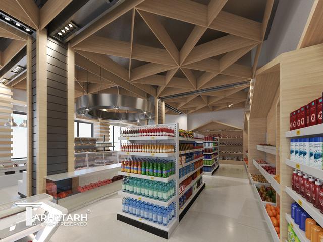 طراحی هایپر مارکت شمس