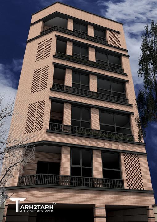 طراحی ساختمان مسکونی خیابان حافظ