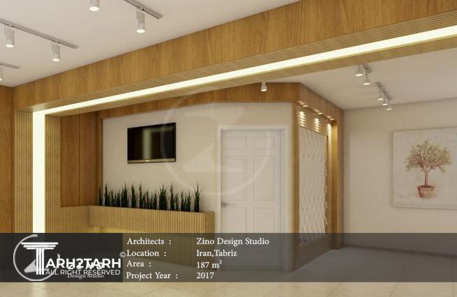 طراحی لابی و کانتر