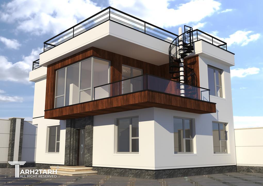 طراحی ویلا مرزن آباد