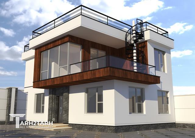 طراحی ویلا مرزن آباد