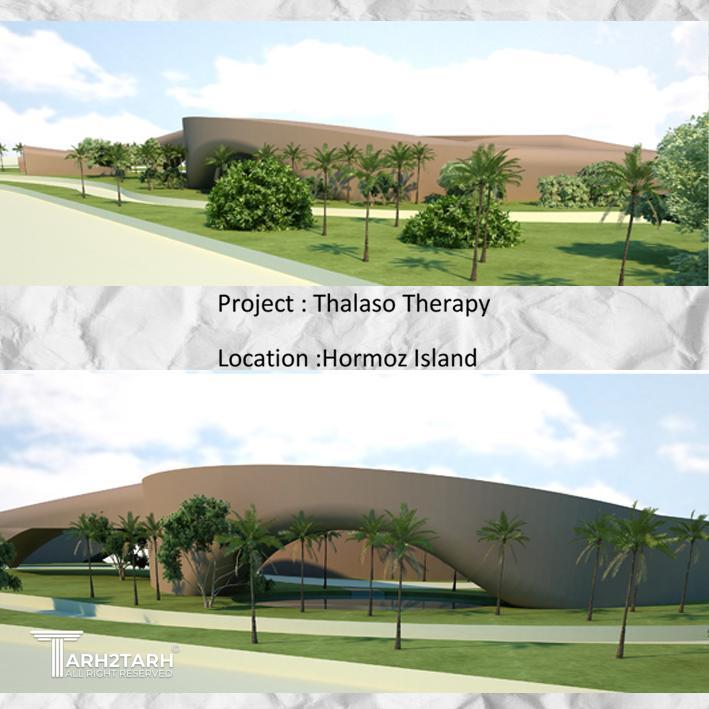 طراحی مرکز تالاسوتراپی (دریا درمانی) در جزیره ی هرمز