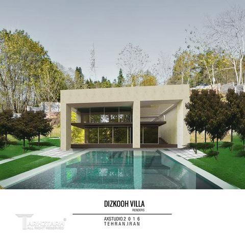 طراحی ویلا دیزکوه