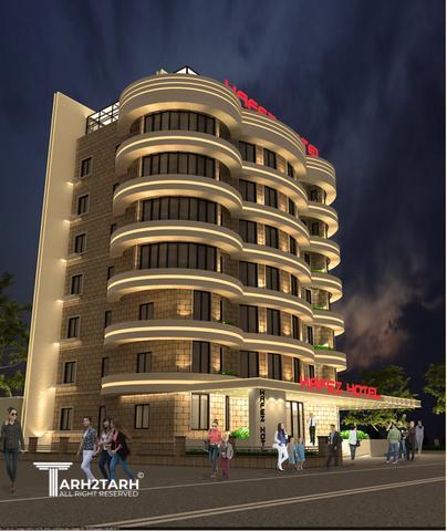 طرح اولیه بازسازی هتل حافظ باکو 