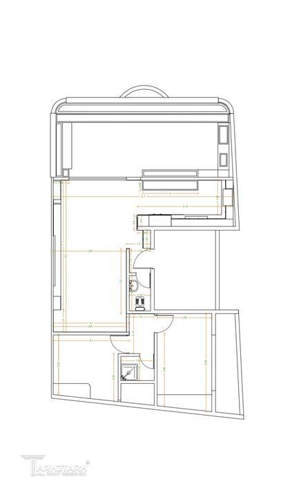 طراحی داخلی یک واحد آپارتمان در اصفهان