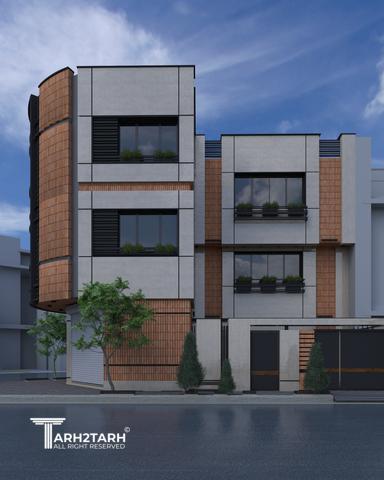 طراحی نما ساختمان معلم بویین زهرا