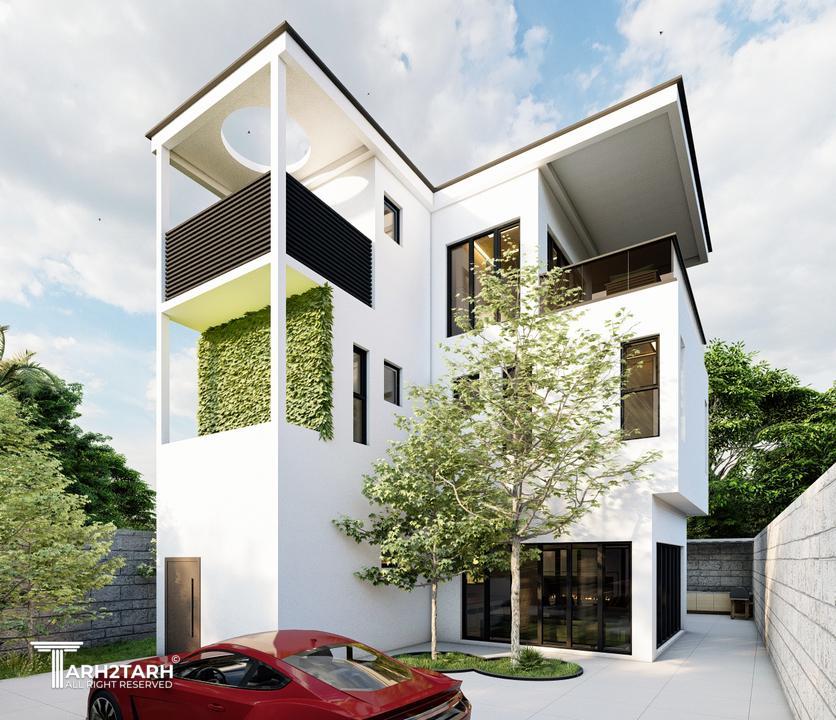 نمای اصلی ویلا