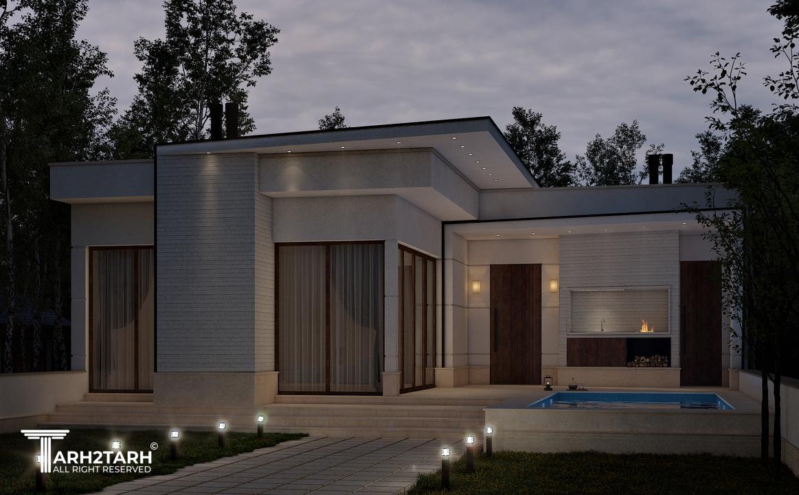 نمای ویلا سرخاب