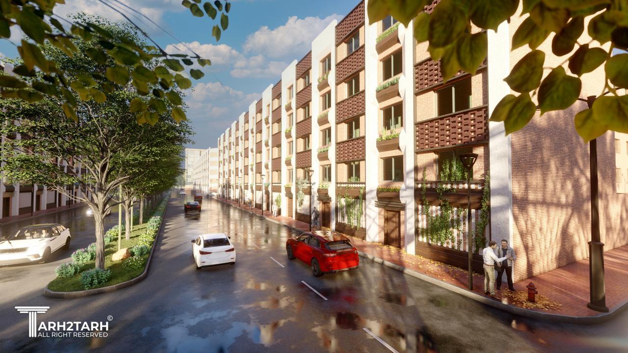 طراحی مرکز محله و جداره محله سلمان آباد شهر اردبیل