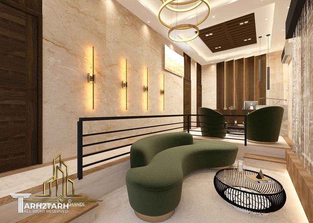 طراحی داخلی ساختمان اداری-تجاری
