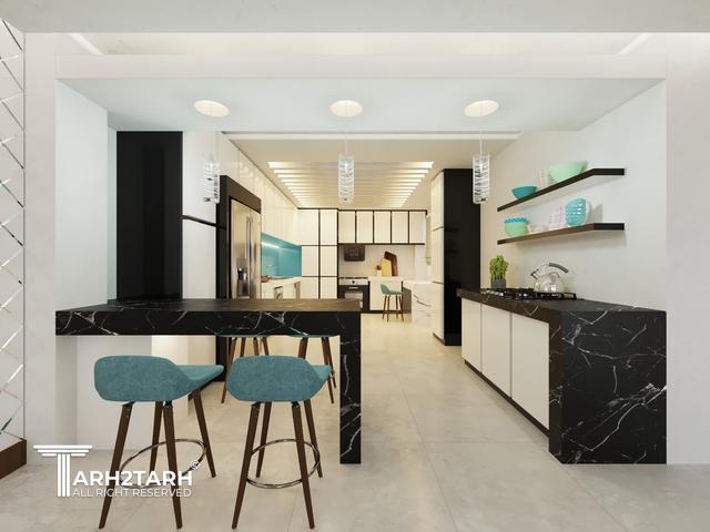 طراحی داخلی پروژه نشاط