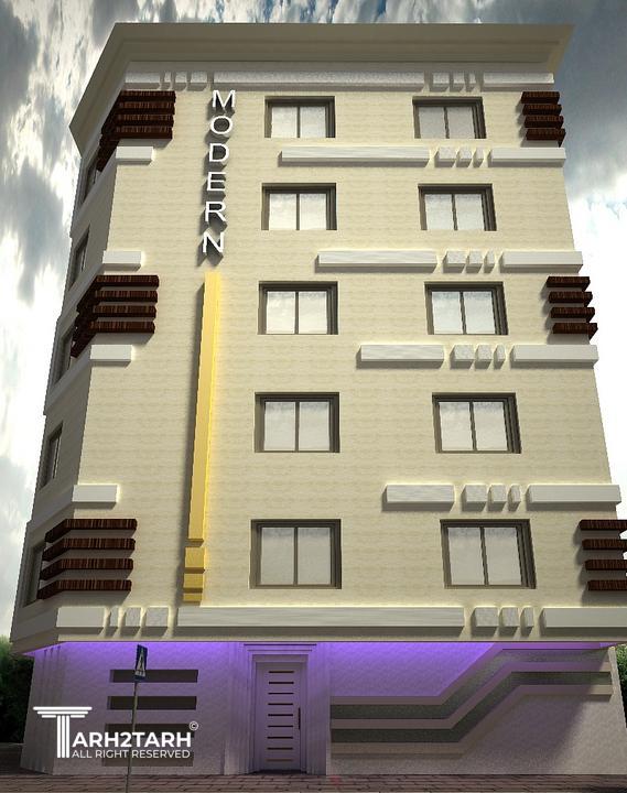 طراحی نما شهرک پرواز تبریز