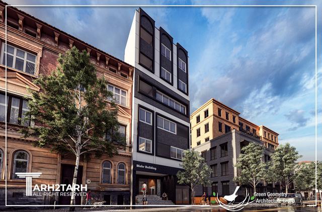 طراحی نما مجتمع مسکونی مهرمشهد