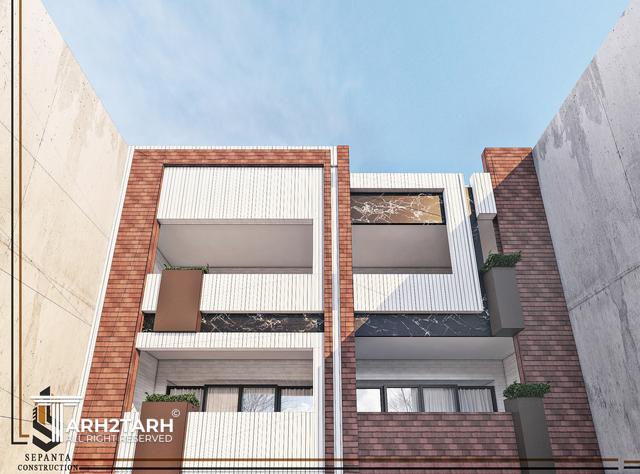 طراحی نما بهارستان اصفهان