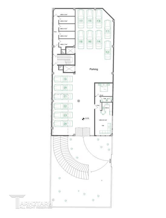 پلان طبقه -1