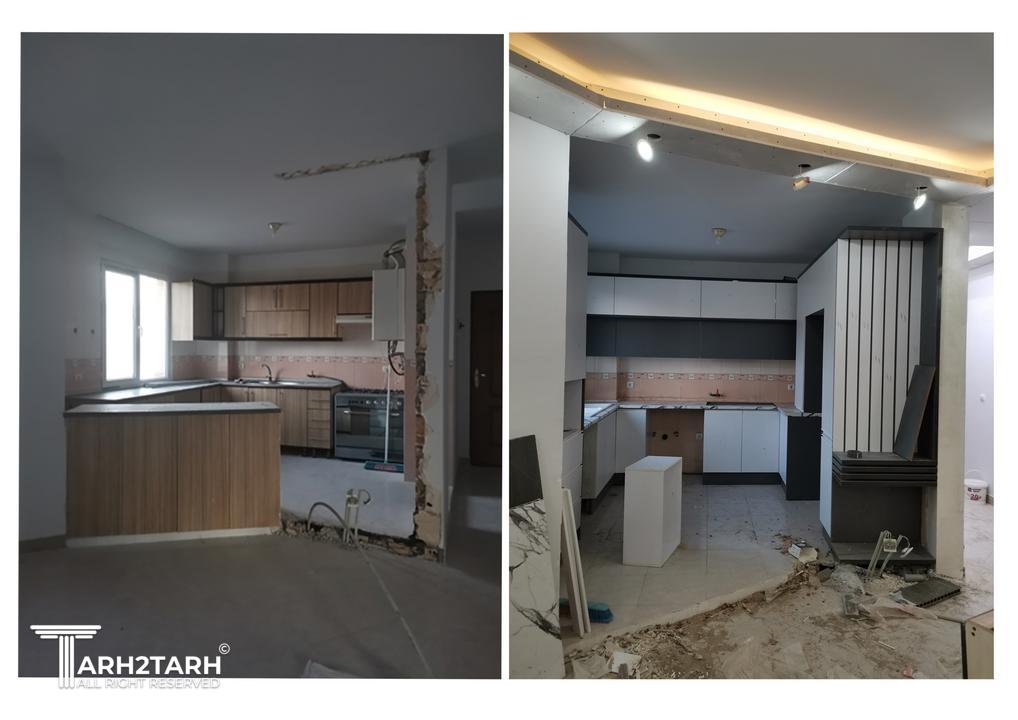 بازسازی (طراحی و اجرا)واحد مسکونی