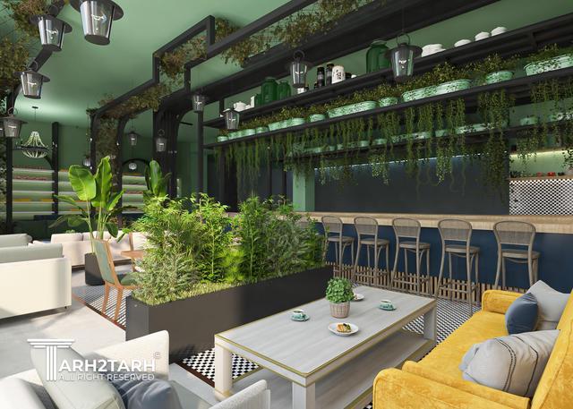 طراحی کافه مدوزا واقع در اصفهان 