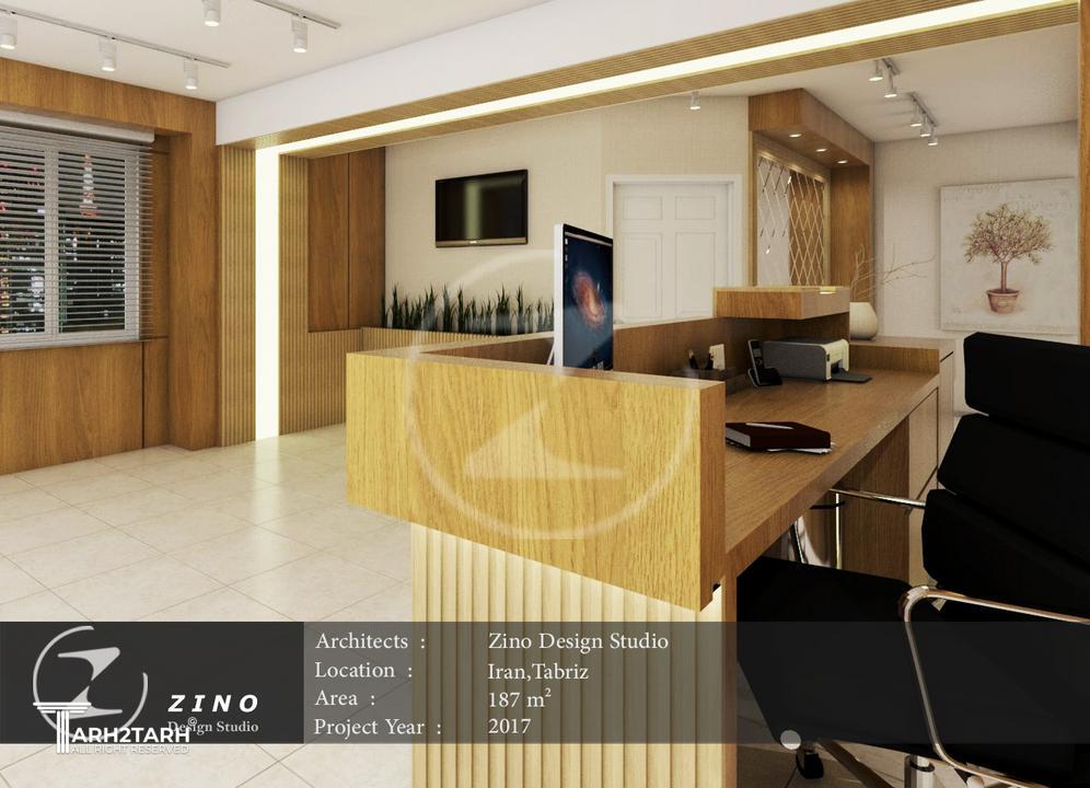 طراحی لابی و کانتر