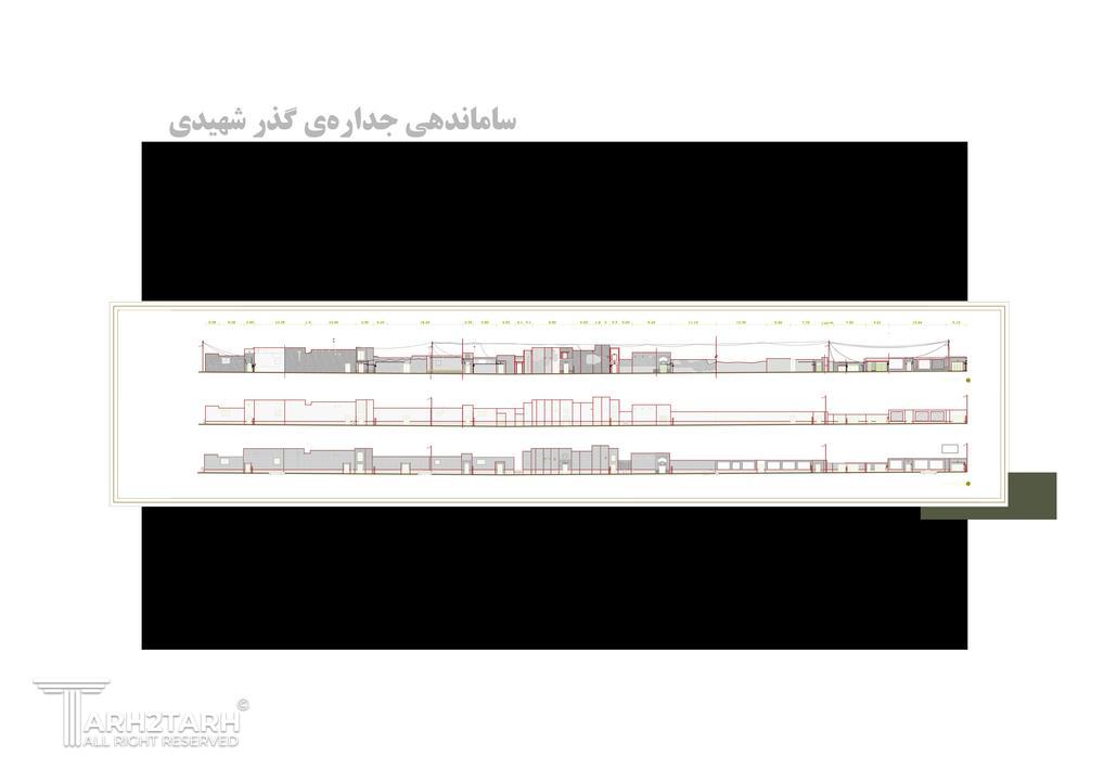 بهسازی جداره و کف بافت گذر شهیدی در بافت تاریخی شهر قزوین