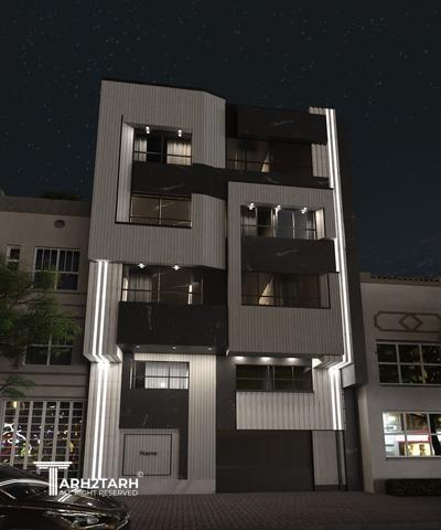 طراحی نما ساختمان مسکونی در اصفهان