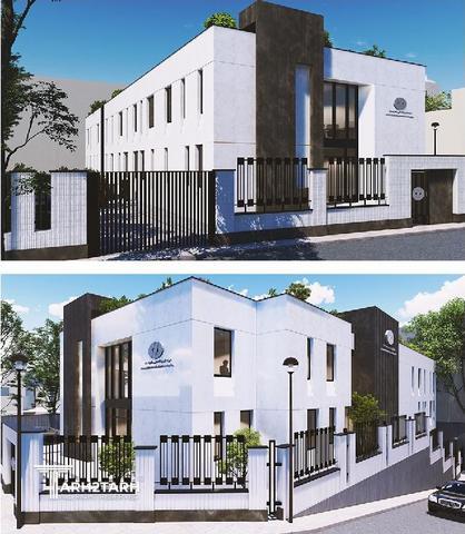 ساختمان مرکزی آزمایشگاه فنی مکانیک خاک استان البرز