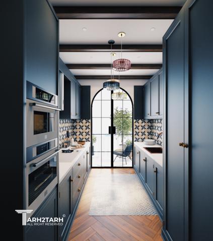 طراحی آشپزخانه مراکشی