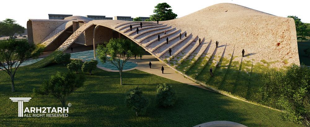 طراحی تالار فرهنگی اجتماعی شهر جدید پرند