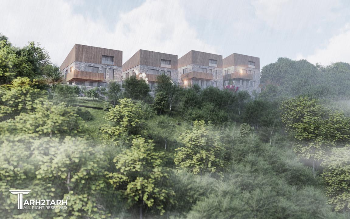 رندر از مجموعه ویلا