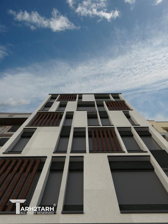 طراحی نما مدرن پروژه کارفرما راشدی نیا