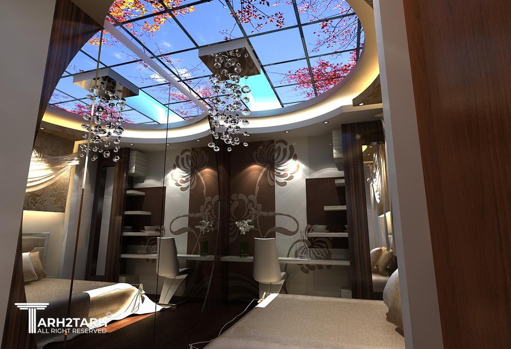 طراحی داخلی اتاق مستر